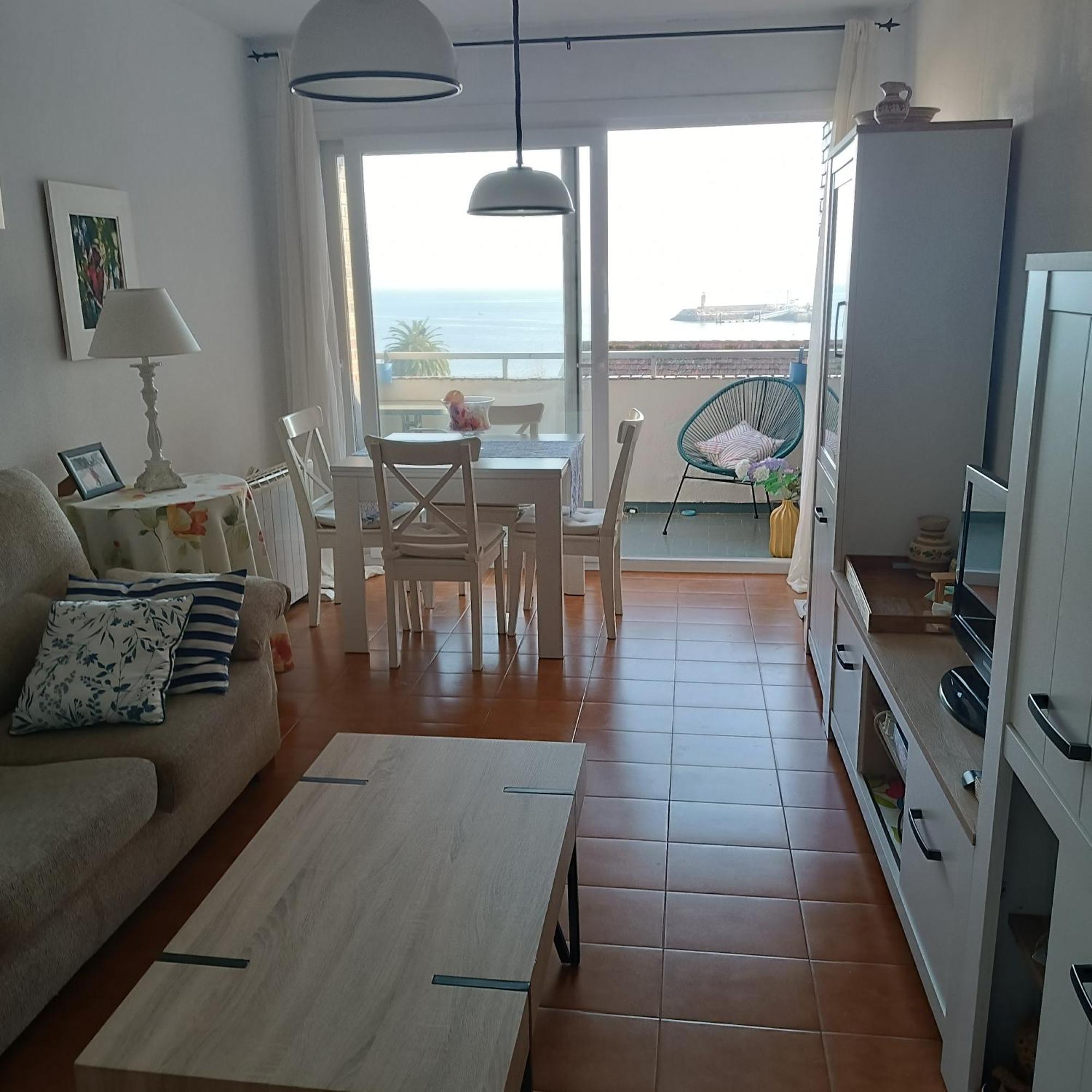 Vista Faro, Playa Panadeira Apartment Sanxenxo Luaran gambar